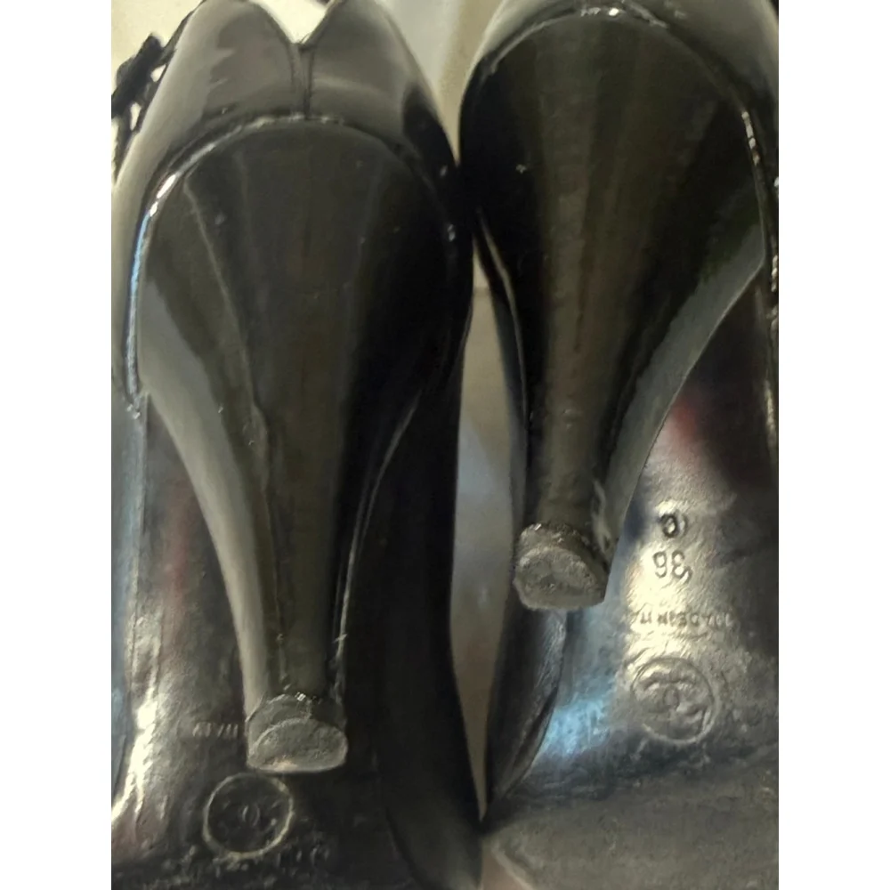 CHANEL Boots Leather Authentic size 6 - Picture 7 of 16